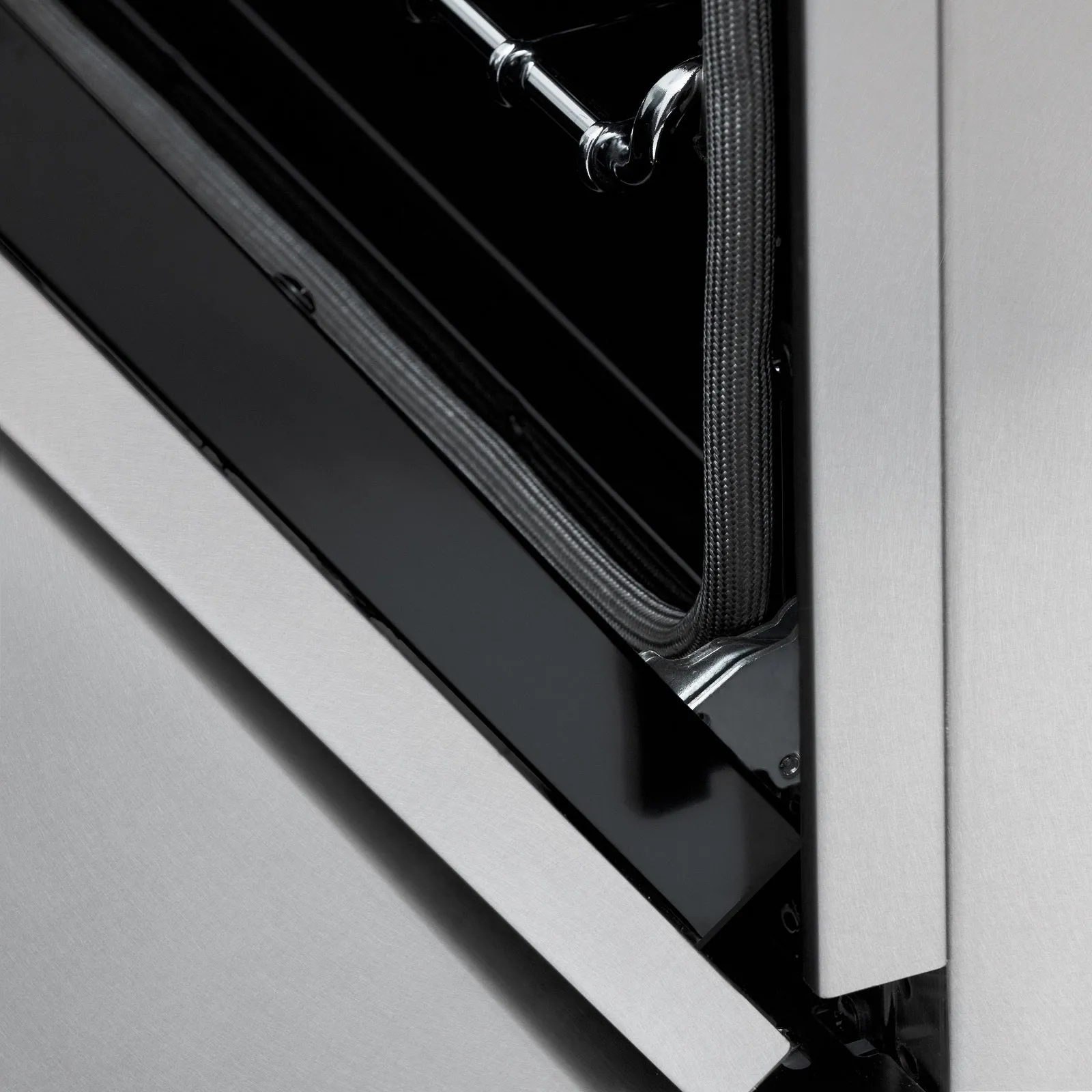 ZLINE Autograph Edition 30" 4.0 cu. ft. Dual Fuel Range in DuraSnow Stainless Steel with Champagne Bronze Accents